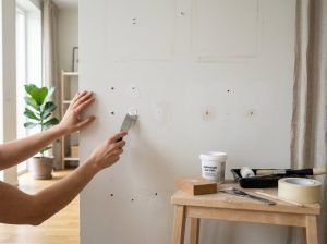 Read more about the article Sådan klargør du væggen, når hylder og billeder flytter
